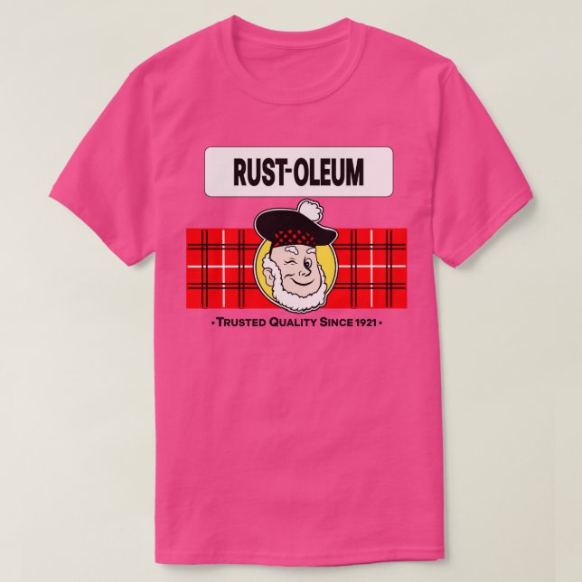 RUSTOLEUM SPRAY PAINT TRIBUTE WHITE T SHIRT (Design framsida)