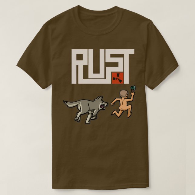 Rustspelare är som t shirt (Design framsida)