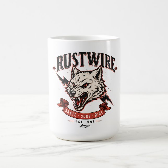Rustwire Vargskalle T-Shirt Kaffemugg (Center)