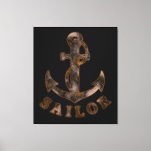 Rusty Anchor Canvastryck