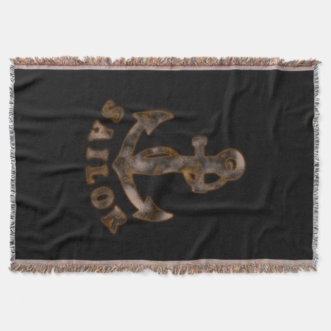 Rusty Anchor Filt (Framsidan)