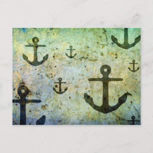 Rusty Anchors Artwork Vykort