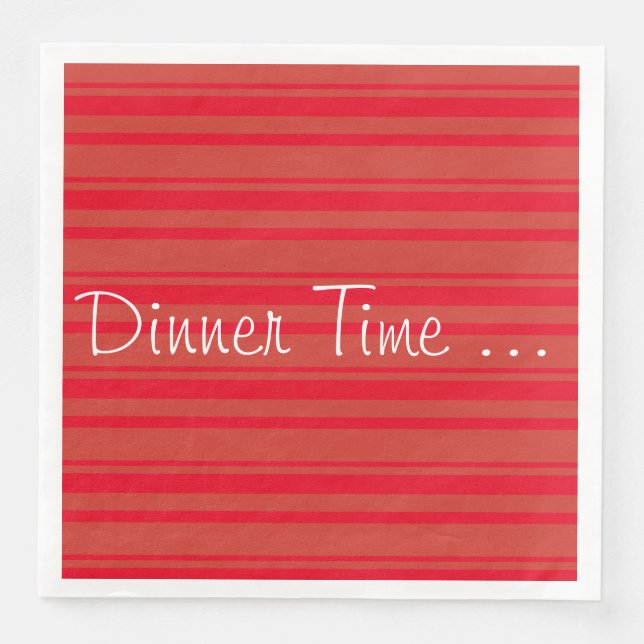 Rusty Barn Red Rand Pappersservett (Framsida)