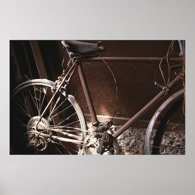 Rusty Bicycle Poster (Framsidan)