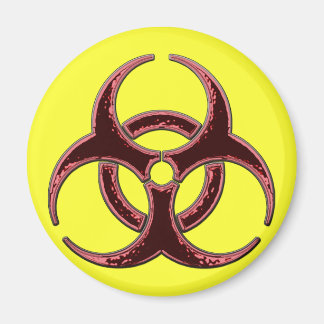 Rusty Bio symbol Magnet