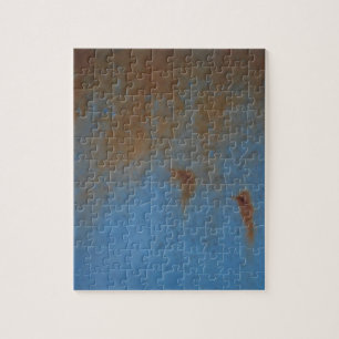 Rusty Blue-bakgrund Pussel