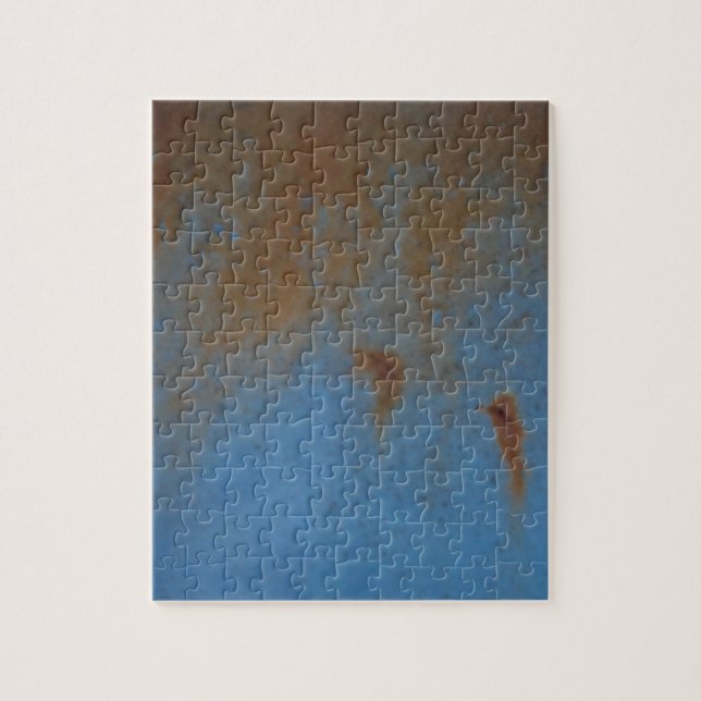 Rusty Blue-bakgrund Pussel (Vertikal)