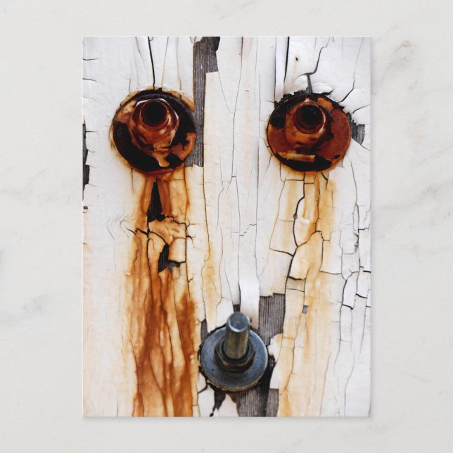 Rusty Bolts Nöt och Peeling Paint - FUNNY Vykort (Framsida)