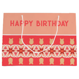 Rusty Brown Rosa och korall Snyggt