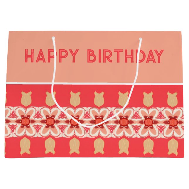 Rusty Brown Rosa och korall Snyggt (Framsidan)