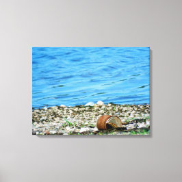 Rusty can by Cerulean Blue Vatten Wrapped Canvas