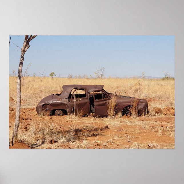 Rusty Car Poster (Framsidan)