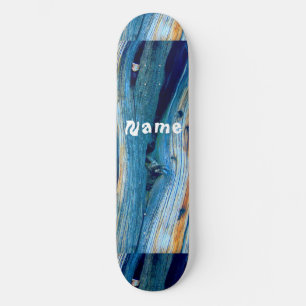 Rusty drifthandblått Thunder_Cove Mini Skateboard Bräda 18,5 Cm