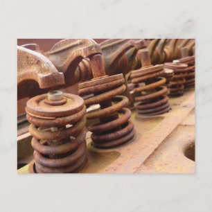 Rusty Engine Block Vykort