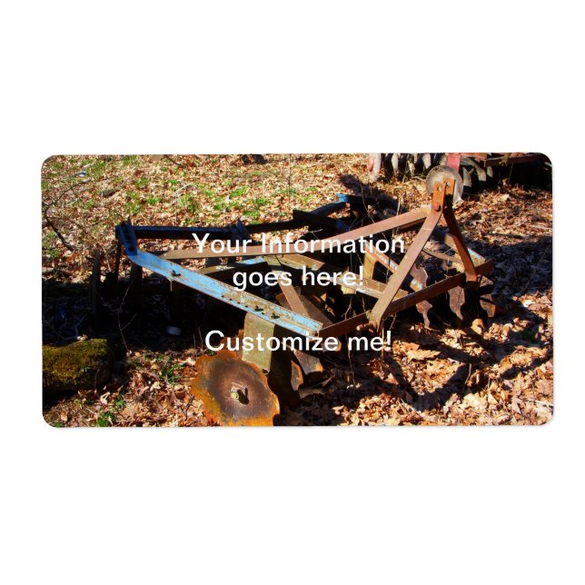 Rusty Farm Fält Equipment Fraktsedel (Framsidan)