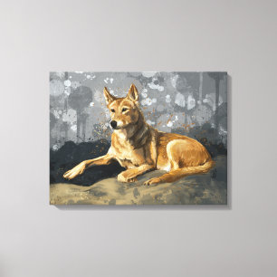 Rusty Hund Canvastryck