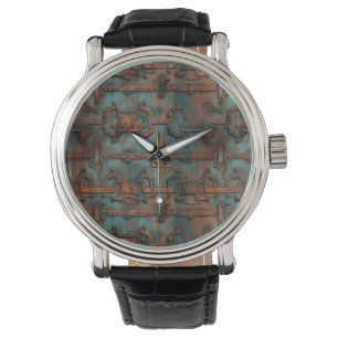 Rusty Järn Wall Clock Armbandsur
