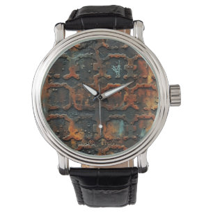 Rusty Järn Wall Clock Armbandsur