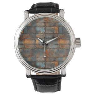 Rusty Järn Wall Clock Armbandsur