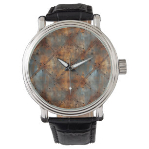 Rusty Järn Wall Clock Armbandsur