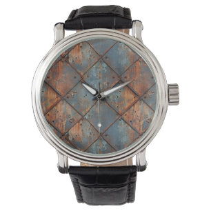 Rusty Järn Wall Clock Armbandsur