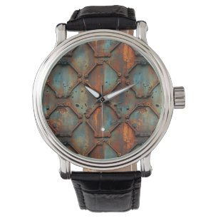 Rusty Järn Wall Clock Armbandsur