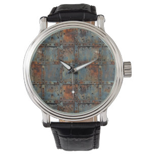 Rusty Järn Wall Clock Armbandsur