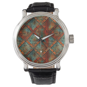 Rusty Järn Wall Clock Armbandsur