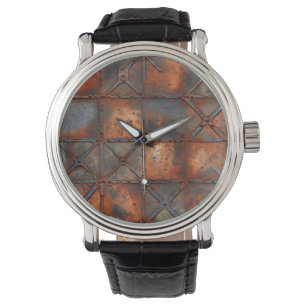 Rusty Järn Wall Clock Armbandsur