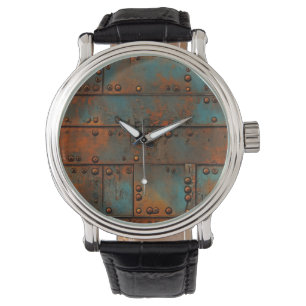 Rusty Järn Wall Clock Armbandsur