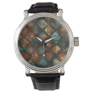 Rusty Järn Wall Clock Armbandsur