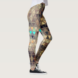 Rusty Jester Robot triangle mönster Leggings