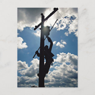 Rusty, Lineman Post Card Vykort