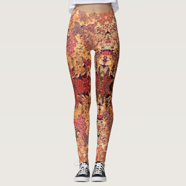 Rusty Metal - Power Yoga Leggings (Framsida)
