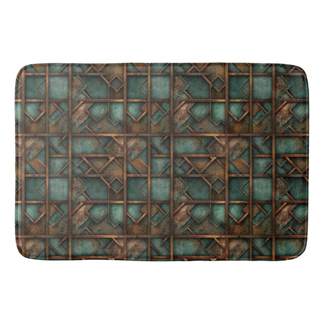 Rusty Metall Bath Mat Badrumsmatta (Framsidan)