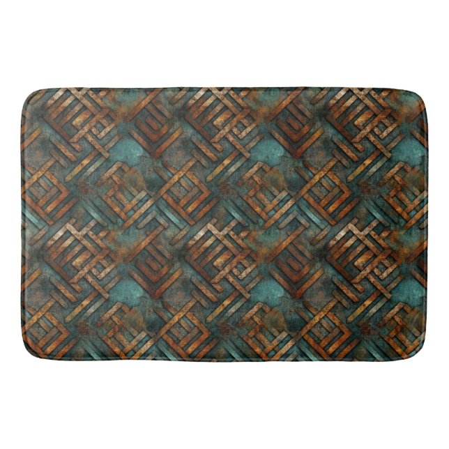 Rusty Metall Bath Mat Badrumsmatta (Framsidan)