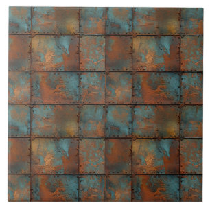 Rusty Metall Ceramic Tile Kakelplatta