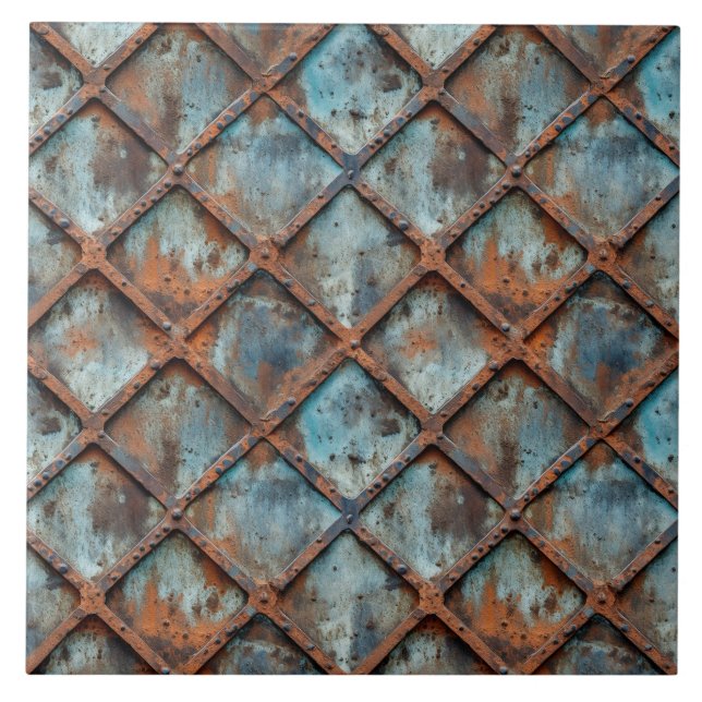 Rusty Metall Ceramic Tile Kakelplatta (Framsidan)