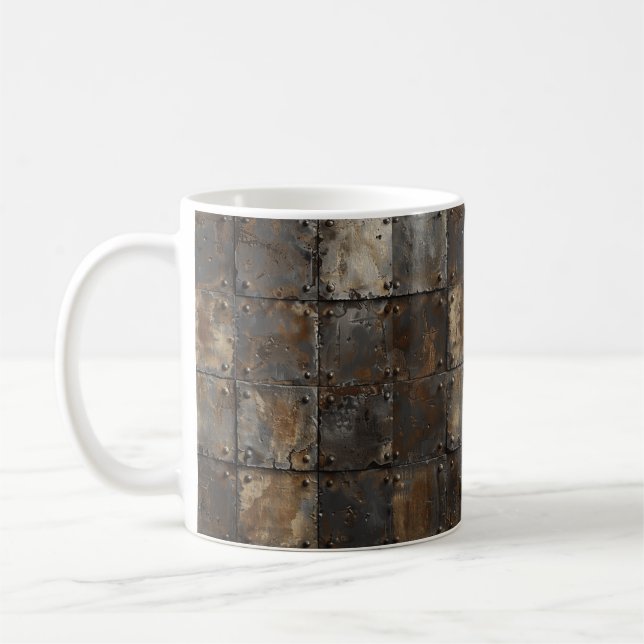 Rusty Metall Coffee Mugg (Vänster)