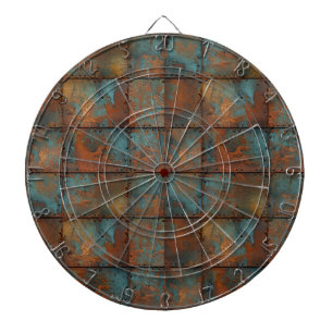 Rusty Metall Dartboard Darttavla