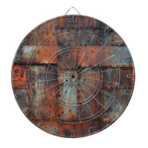 Rusty Metall Dartboard Darttavla