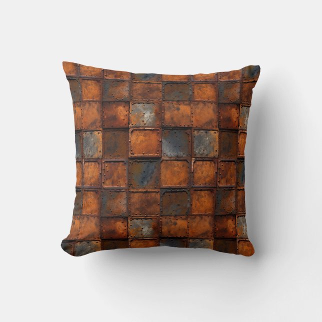 Rusty Metall Dekorativ kudde (Framsida)