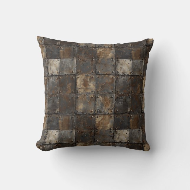 Rusty Metall Dekorativ kudde (Framsida)