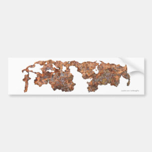 Rusty Metall Funny Corroded Steel Gift Bildekal