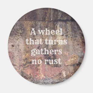 Rusty metall magnet