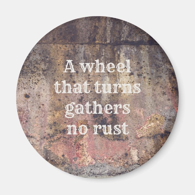 Rusty metall magnet (Framsidan)