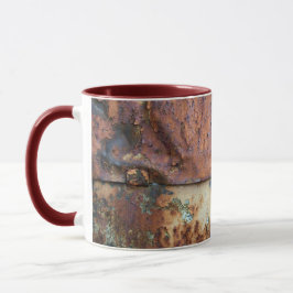Rusty Metall Siding Old Industrial Byggnad Detail  Mugg