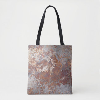 Rusty Metall Struktur Background Tygkasse
