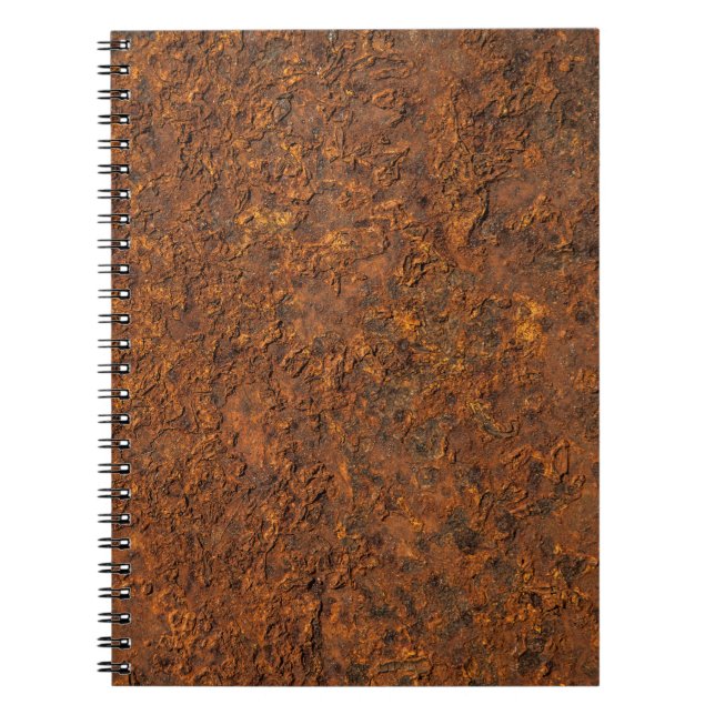 Rusty Metall: Texturerad Järn-estetik. Anteckningsbok (Framsidan)