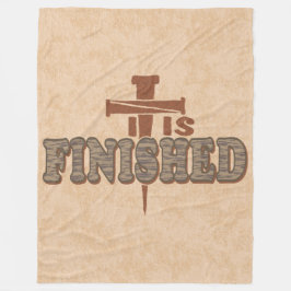 Rusty Nagel Kor från Kristus Christian Design Fleecefilt